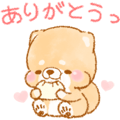 動く 冬 いやしばいぬ 5 Lineスタンプ ぽぽんえす