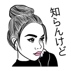 Lineスタンプ 海外の女の子達2 24種類 1円